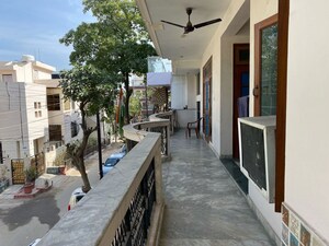 Balcony in 4 BHK Builder Floor at Anand Niketan – for Rent