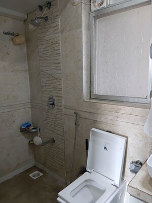 Bathroom in 1 BHK Apartment at Chandak Paloma, Goregaon East – for Rent
