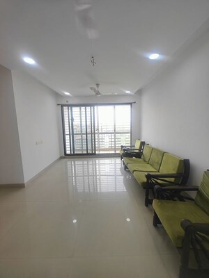 Living Room in 2 BHK Apartment at Reliable Balaji Heights, Nerul – for Rent