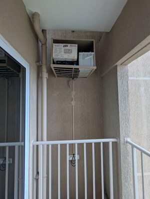 Building Lobby in 3 BHK Apartment at Godrej Green Vistas, Mahalunge – for Rent