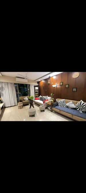 Living Room in 3 BHK Apartment at Adani Group Western Heights, Andheri West – for Rent