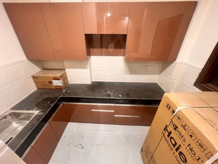 Kitchen, medi city 1 Bedroom 710 Sq.Ft. Builder Floor In Medi City Gurgaon 10327602