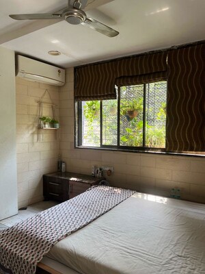 Bedroom in 1 BHK Apartment at Seven Bunglow – for Rent