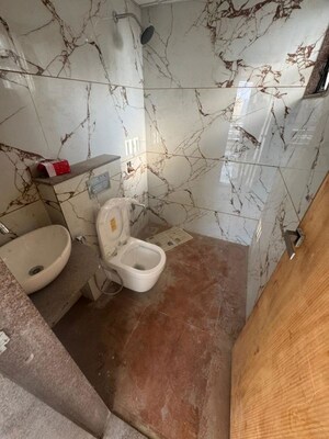 Bathroom in 3 BHK Apartment at Sargasan – for Rent