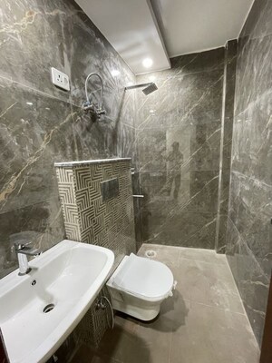 Bathroom in 2 BHK Builder Floor at Saket – for Rent