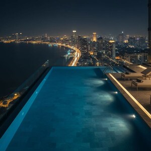 Swimming Pool in 4 BHK Apartment at Marine Lines – for Sale