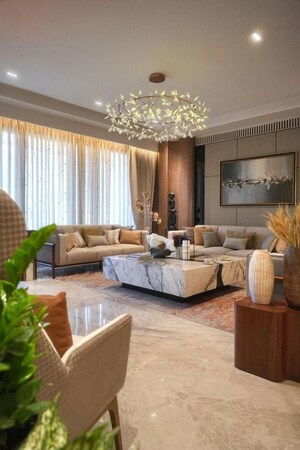 Living Room in 4 BHK Apartment at Ambala Highway – for Sale