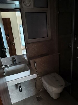 Bathroom in 2 BHK Apartment at LnT Elixir Reserve, Powai – for Rent