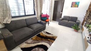 Living Room in 4 BHK Villa at Kolte Patil Pink City, Wakad – for Rent