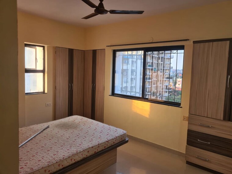 Bedroom, goel-ganga-hill-mist-harmony 3 Bedroom 1250 Sq.Ft. Apartment In Kondhwa Pune 10327775