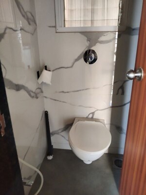 Bathroom in 1 BHK Apartment at Haware Citi, Ghodbunder Road – for Rent