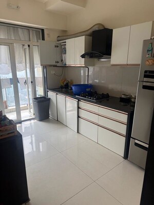 Kitchen in 3 BHK Apartment at Keval Kunj, Vile Parle West – for Rent