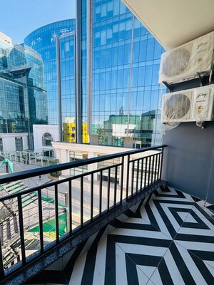 Balcony in 1 BHK Builder Floor at Sector 15 – for Rent