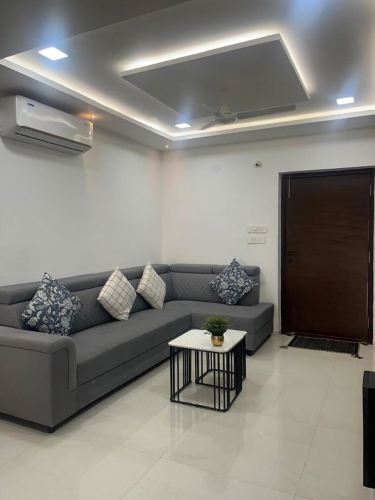 Living Room, frontline-seven 3 Bedroom 1945 Sq.Ft. Apartment In Kokapet Hyderabad 10327778