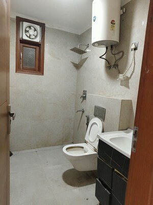 Bathroom in 3 BHK Builder Floor at Saket – for Rent