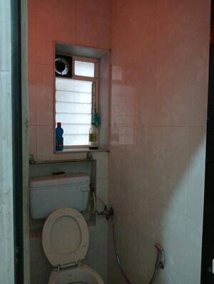 Bathroom in 1 BHK Apartment at Himgiri Lokupvan Phase II CHS Ltd, Vasant Vihar – for Rent