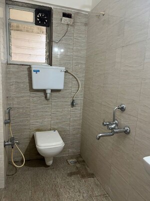 Bathroom in 1 BHK Apartment at Puranik City Reserva, Ghodbunder Road – for Rent