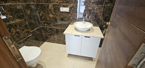 Bathroom in 4 BHK Builder Floor at Sushant Lok I – for Sale