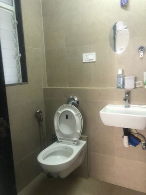 Bathroom in 2 BHK Apartment at Je and Vee Madhuban, Malad East – for Rent