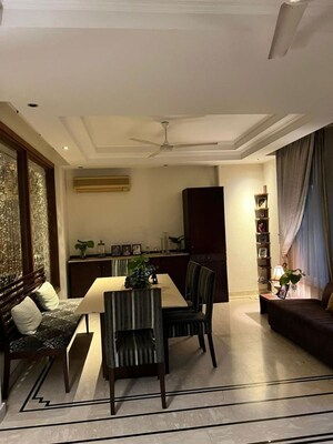 Living Room in 4 BHK Builder Floor at Defence Colony – for Rent