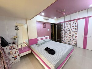 Bedroom in 2 BHK Apartment at Royal Amber Apartment, Malad West – for Rent