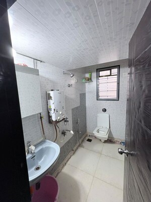 Bathroom in 2 BHK Apartment at Royal Amber Apartment, Malad West – for Rent