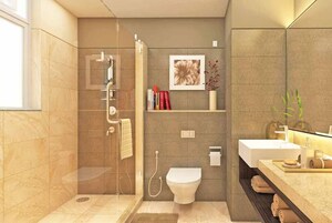 Bathroom in 4 BHK Apartment at M3M Merlin, Sector 67 – for Sale