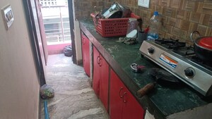 Kitchen in 1 BHK Builder Floor at Mahagun Metro Mall, Vaishali Sector 3 – for Rent