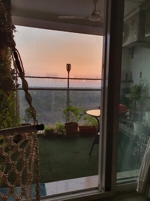 Balcony in 2.5 BHK Apartment at The Wadhwa Palm Beach Residency, Nerul Sector 4 – for Sale