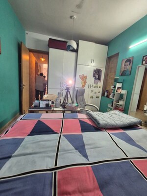 Bedroom in 2.5 BHK Apartment at The Wadhwa Palm Beach Residency, Nerul Sector 4 – for Sale