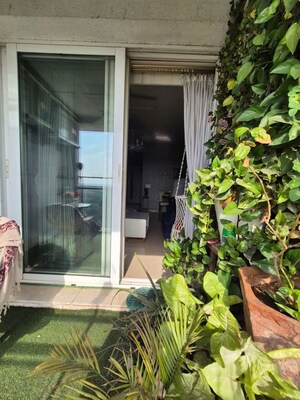 Balcony in 2.5 BHK Apartment at The Wadhwa Palm Beach Residency, Nerul Sector 4 – for Sale