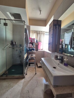 Bathroom in 2.5 BHK Apartment at The Wadhwa Palm Beach Residency, Nerul Sector 4 – for Sale
