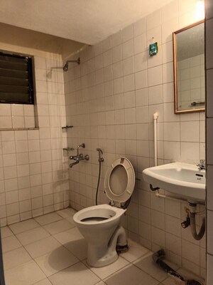 Bathroom in 3 BHK Apartment at Viman Nagar – for Rent