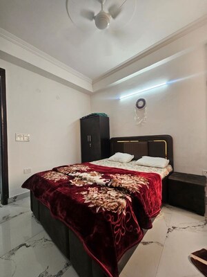 Bedroom in 1.5 BHK Builder Floor at Freedom Fighters Enclave – for Rent