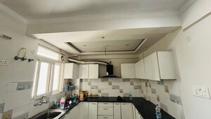 Kitchen in 3.5 BHK Apartment at Tulsiani Golf View, Gomti Nagar – for Rent