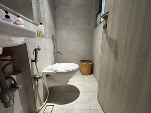 Bathroom in 4 BHK Apartment at Rustomjee Seasons, Bandra East – for Rent
