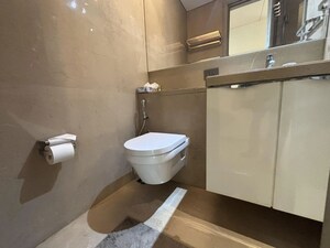 Bathroom in 4 BHK Apartment at Rustomjee Seasons, Bandra East – for Rent