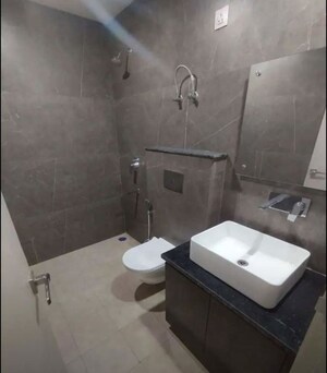 Bathroom in 3 BHK Apartment at SAV Gulnaar Meadows, Ambala Highway – for Rent