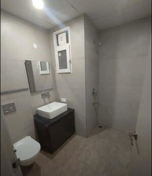 Bathroom in 3 BHK Apartment at SAV Gulnaar Meadows, Ambala Highway – for Rent