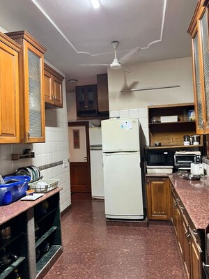Kitchen in 4 BHK Builder Floor at Defence Colony – for Rent