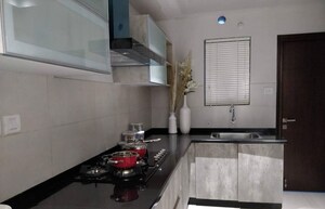 Kitchen in 3 BHK Apartment at Prestige Beverly Hills, Kokapet – for Rent