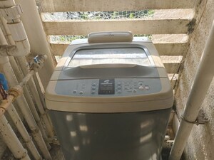 Laundry Area in 1 BHK Apartment at Haware Dahlia, Kasarvadavali – for Rent