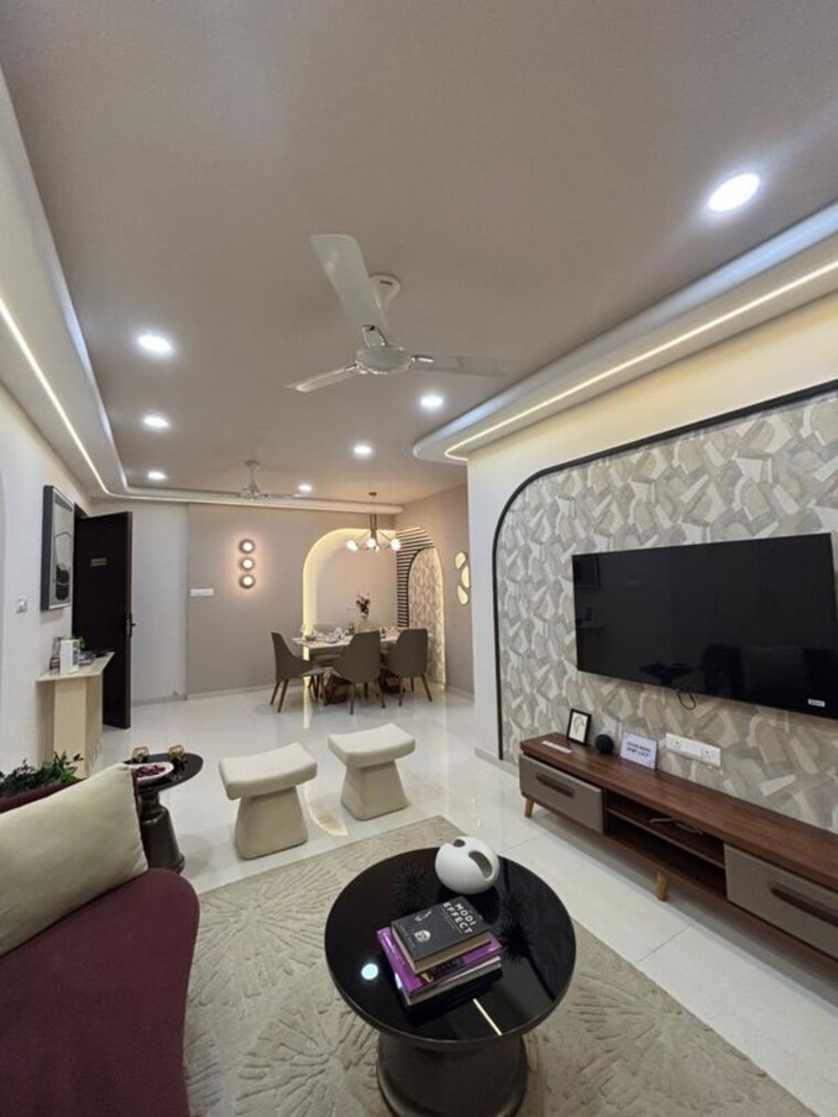 Tv Room, arihant-advika 3 Bedroom 1020 Sq.Ft. Apartment In Vashi Sector 9 Navi Mumbai 10328258