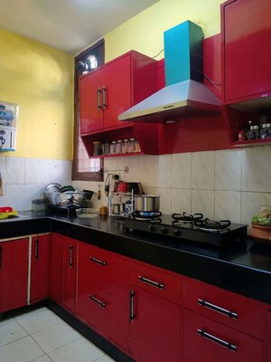 Kitchen in 3 BHK Apartment at Raheja Sampada, Sector 92 – for Rent
