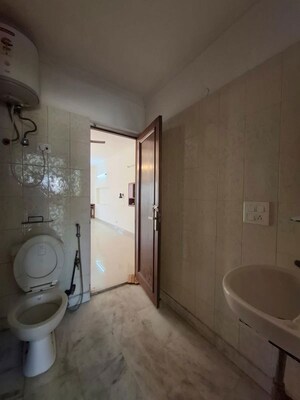 Bathroom in 2 BHK Builder Floor at Greater Kailash – for Rent