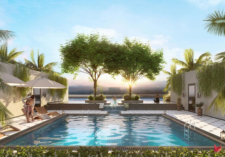 Swimming Pool, noble-aurellia 1 Bedroom 700 Sq.Ft. Apartment In Sector 88 Mohali 10328325