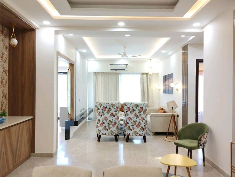 Living Room, emaar-mgf-emerald-hills 3 Bedroom 1380 Sq.Ft. Apartment In Sector 65 Gurgaon 10328336