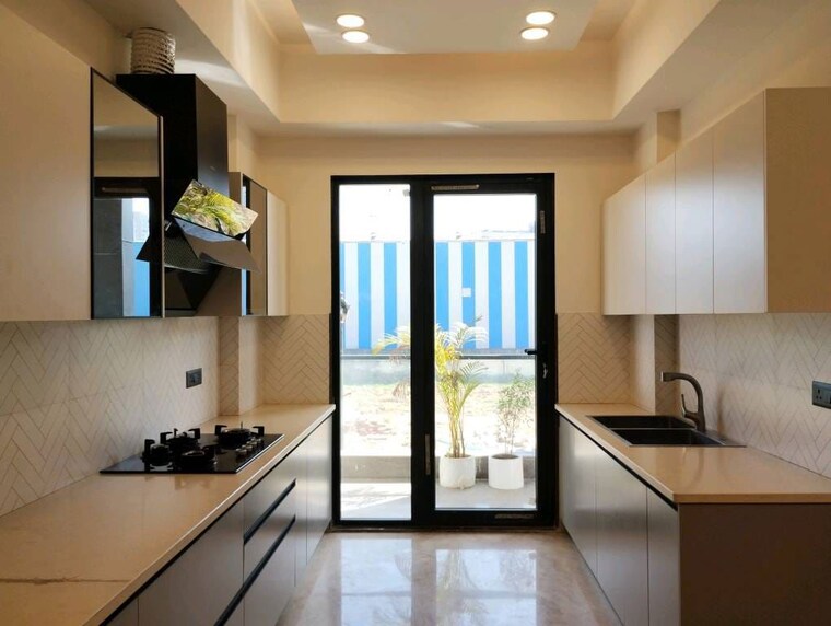 Kitchen, emaar-mgf-emerald-hills 3 Bedroom 1380 Sq.Ft. Apartment In Sector 65 Gurgaon 10328336