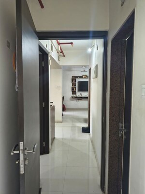 Building Lobby in 1 BHK Apartment at Rutu Enclave, Kasarvadavali – for Rent