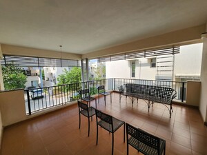 Balcony in 3 BHK Villa at N K Leasing Villa Scapes, Kokapet – for Rent